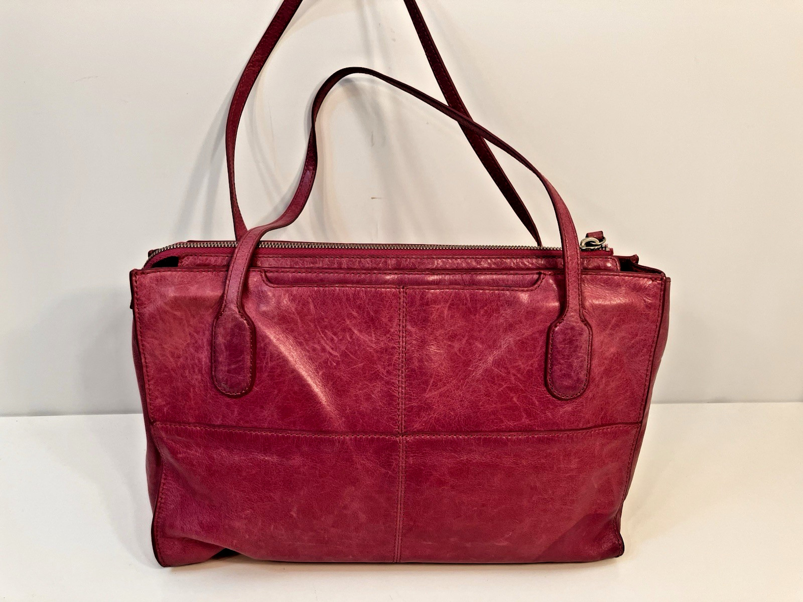 HOBO International Friar Leather Shoulder Bag Pin… - image 5