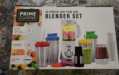 Blender Set 15 Piece On The Go New In Box