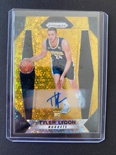 2017-18 Panini Prizm - Fast Break Gold Auto #168 - Tyler Lydon /10 RC Rookie