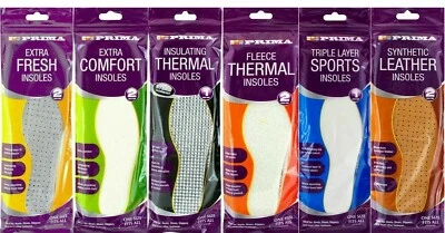 2 Pack Pair Shoe Insoles Anti Odour & Extra comfort UK Mens Women Size 3- 11