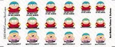Oddities Golga Cartman Shirt Waterslide Decals for scale Action Figures