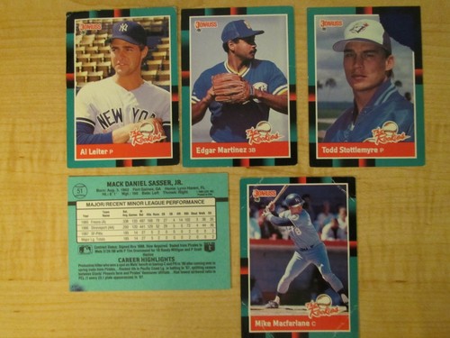 1988 Donruss The Rookies Baseball Near Complete Set 53/56 - Picture 4 of 4
