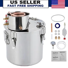Alcohol Still 3 Gal 12L Water Alcohol Distiller for Home Brewing ,Whiskey Wine