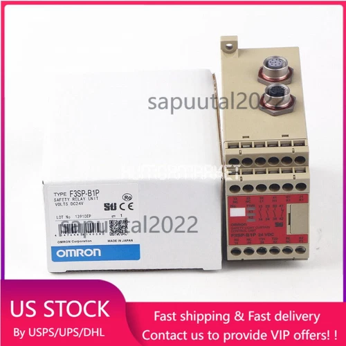 ONE Omron F3SP-B1P 24VDC safety light curtain control unit