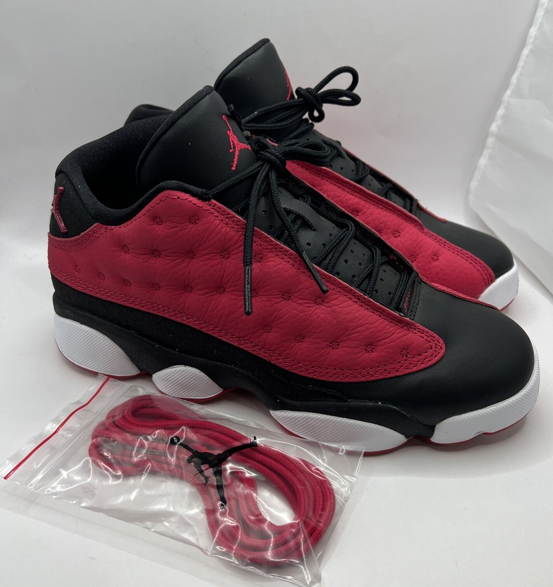 AIR JORDAN 13 XIII LOW RETRO GS BLACK VERY BERRY WHITE DA8019 061