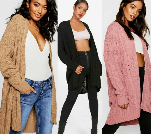 WOMEN'S LADIES OVERSIZED BAGGY CHUNKY 