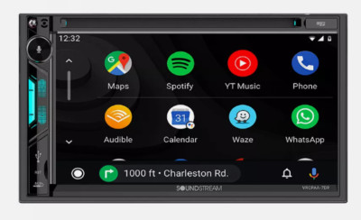 SOUNDSTREAM VRCPAA-7DR 7 INCH APPLE CARPLAY DOUBLE DIN, ANDROID AUTO CAR STEREO