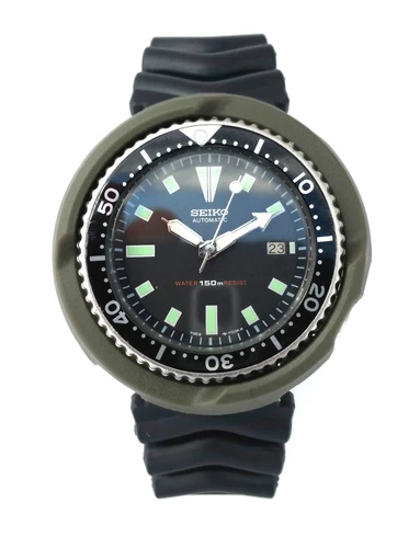 MILITARY GREEN watch SHROUD for 7002 Seiko Diver 