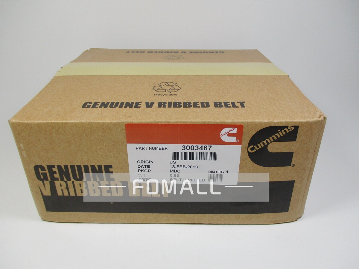 1 PCS New 3003467 Cummins V-Ribbed Fan Belt | eBay 