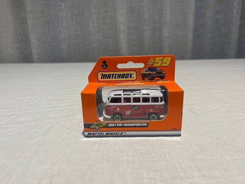 Matchbox: 1967 VW Volkswagen Transporter - Red / White. MB 59. 1999. NISB. Rare.