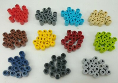 Lego lot of 15 - 1x1 Brick Round Cylinders 3062 Choose your color
