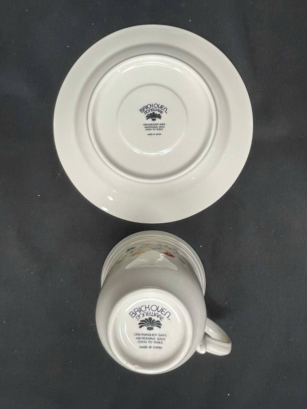 Vtg. Brick Oven Stoneware Dish Set Heritage Pattern Birds & Blossoms YOUR CHOICE