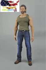 1/6 Green Tank Top Jeans Boots For PHICEN M33 M34 M35 12" Muscular Figure ❶USA❶