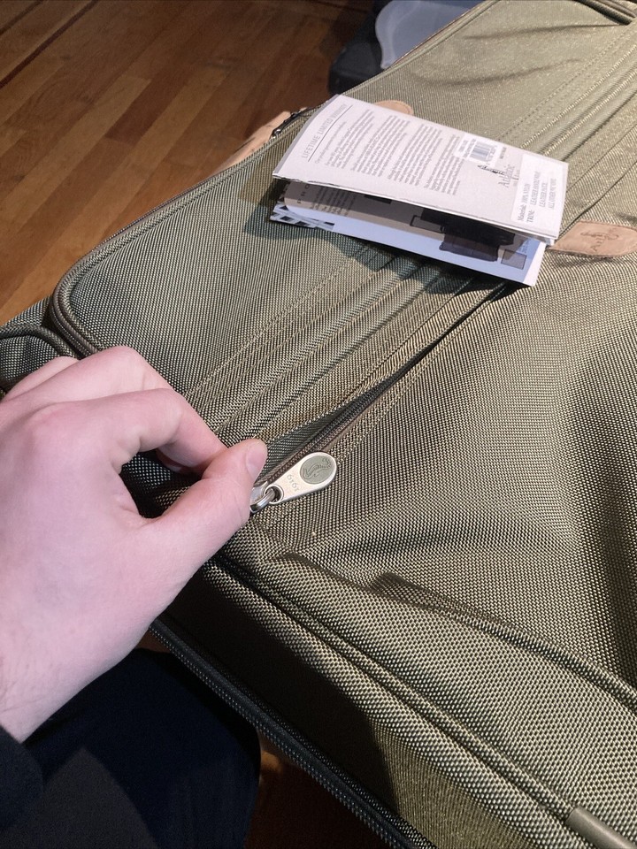 VTG Atlantic Rolling Garment Bag Suitcase Luggage Travel 24” X 18” X 10” eBay