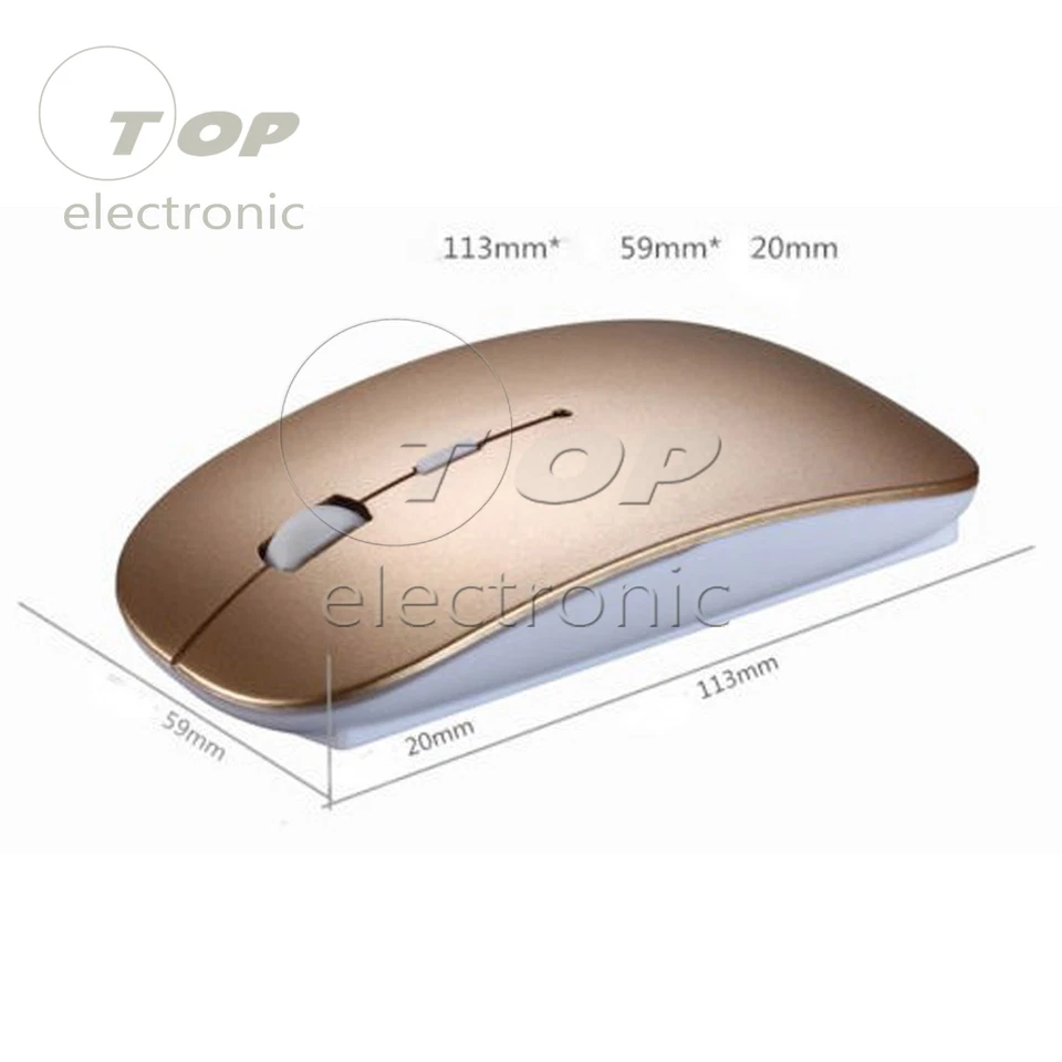 USB Wireless Slim Keyboard and Cordless Mouse 2.4GHZ Combo Kit Set PC Laptop - Image 4 of 4