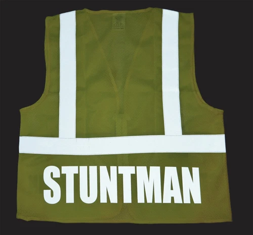 Stuntman safety vest with REFLECTIVE design , movie production, film crew, image 4