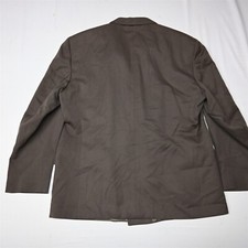 David Donahue 44L Ryan CT Gray Superfine Wool Mens Blazer Suit Jacket Sport Coat