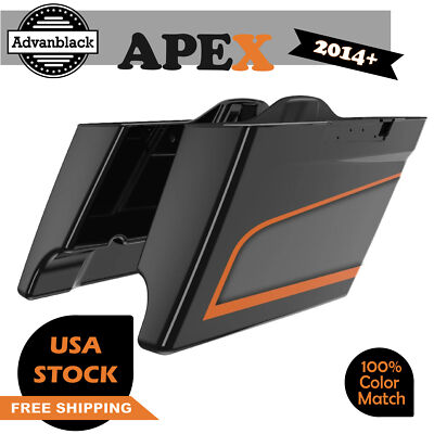 APEX Extended Stretched Saddlebag Bottom For 14+ Harley Street Road Glide