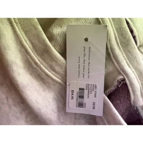 Livi Lane Bryant 22W 24W Sweatshirt Arm Stripe Purple Leopard Heather Cream NEW - Picture 8 of 8