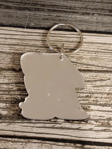 Jimmie Johnson 2018 Wincraft #48 Signature/Car Number Key Ring Mirrored (E) - Image 2 of 2