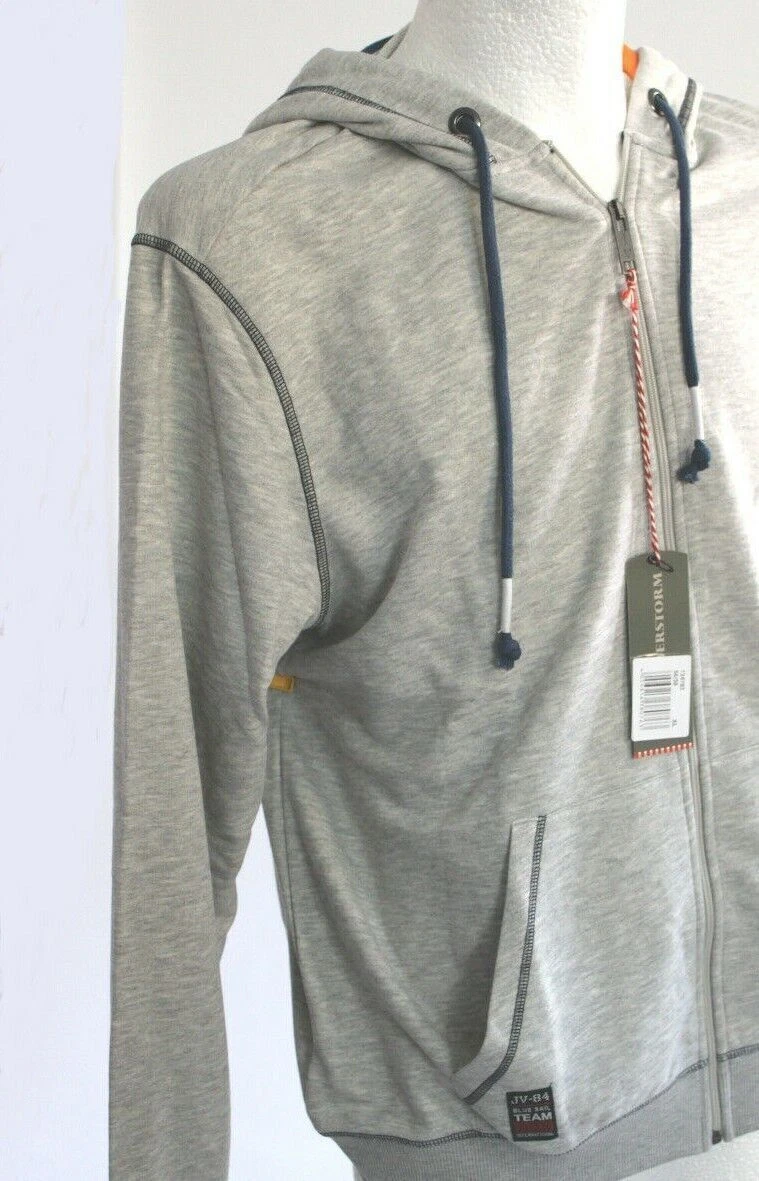 SACAI Felpa uomo Jan Vanderstorm con cappuccio grigia taglia 60 62 68 70 nuova M121