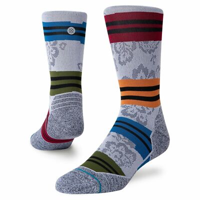 Stance Performance Socks ''Flora Crew'' (M 6-8.5) Nylon Run Cycling NEW!!!