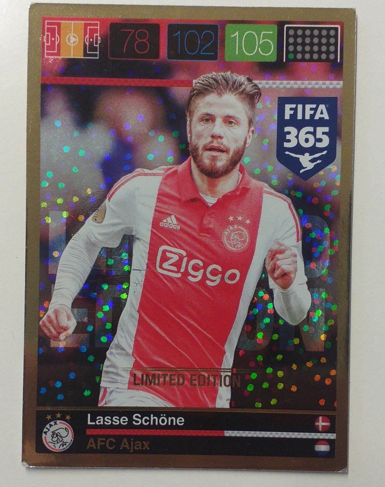 Adrenalyn XL Fifa 365 2015 2016 Limited Edition LASSE SCHÖNE **RARE**