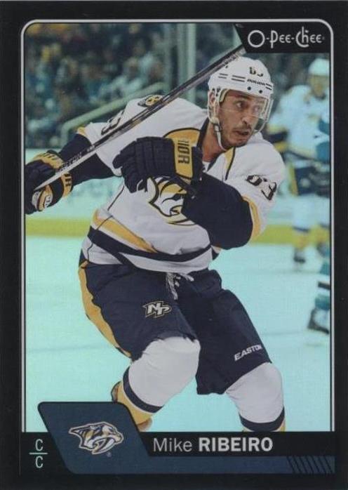 2016-17 O-Pee-Chee - Mike Ribeiro #441 Black Rainbow Foil /100 for sale ...