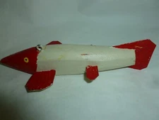 7 Inch Wood w/ Metal Fins Jim Dorrance 2005 Decoy Detroit Lakes, MN  Lot 4-205