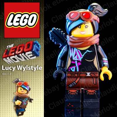   Lego Lucy Wyldstyle Minifigur tlm117 mit schwarzem Köcher The Lego Movie 2 70831
