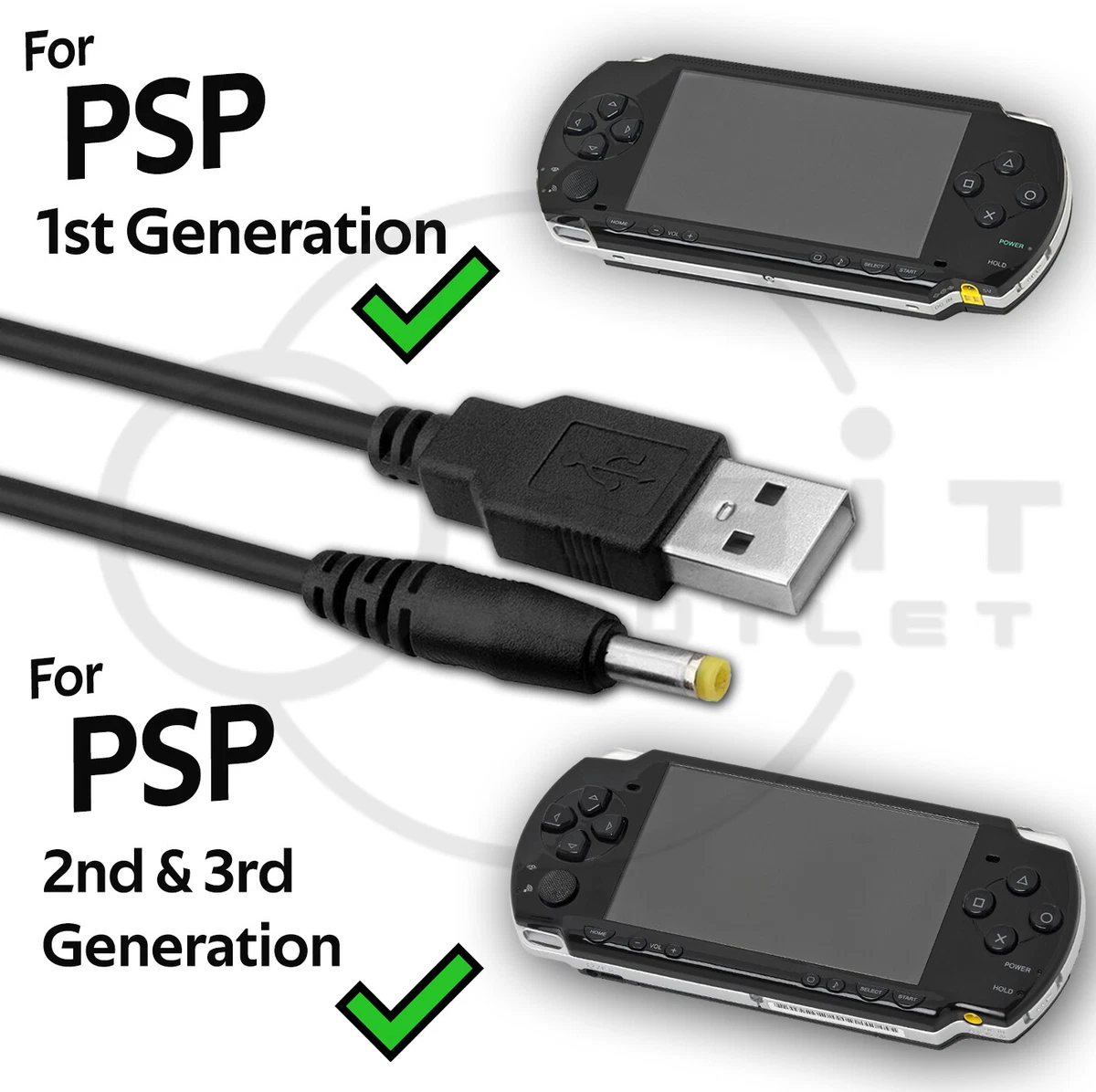 Pour SONY PSP 1000 Port de chargeur d'alimentation Connecteur de prise de  charge d'alimentation