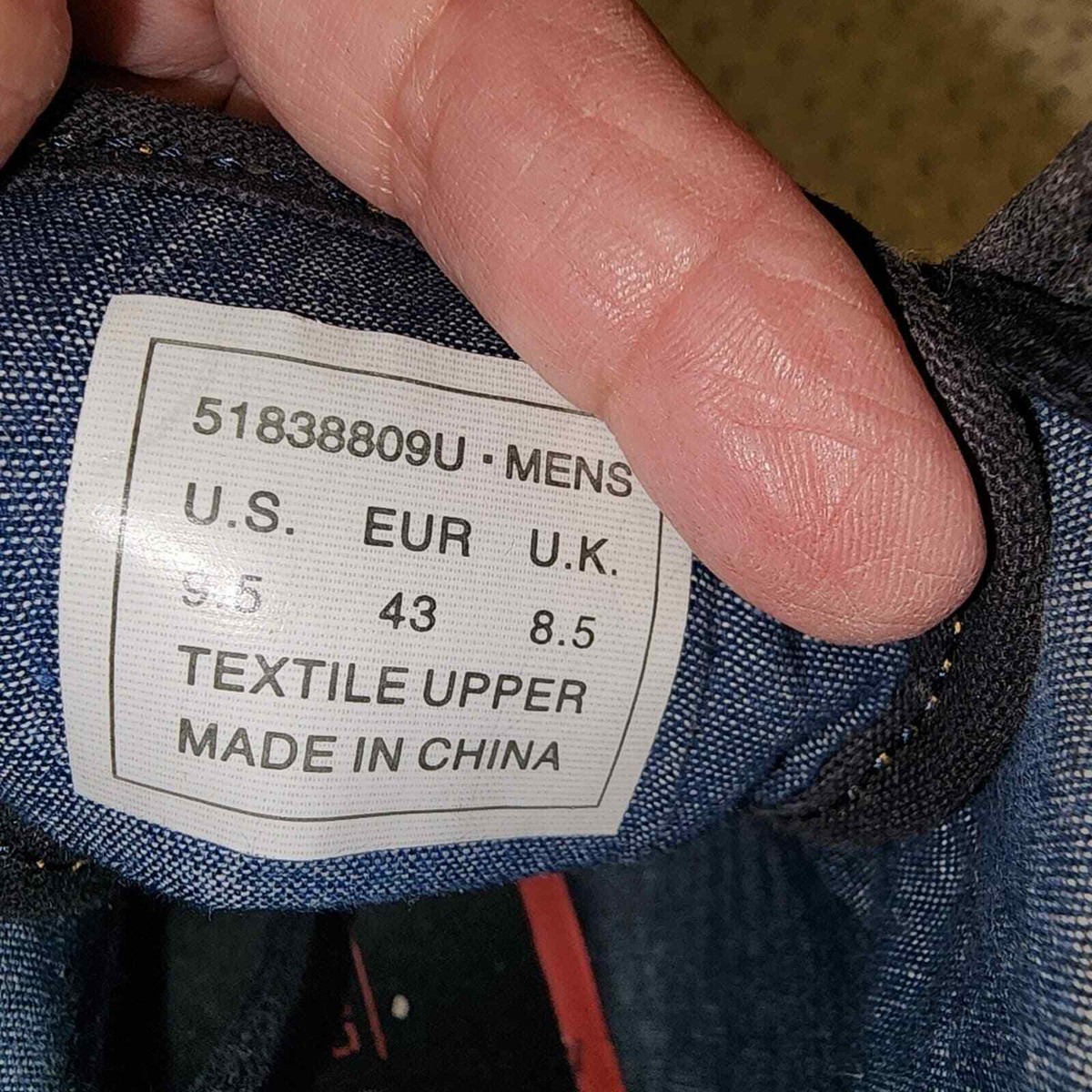 LEVIS EUC MENS SZ 9.5 JEAN LUG BOOTS Levi main image 3