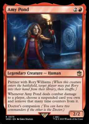 MTG Doctor Who R Amy Pond #0075