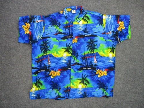 RIMA HAWAIIAN Shirt Adult Button Down 