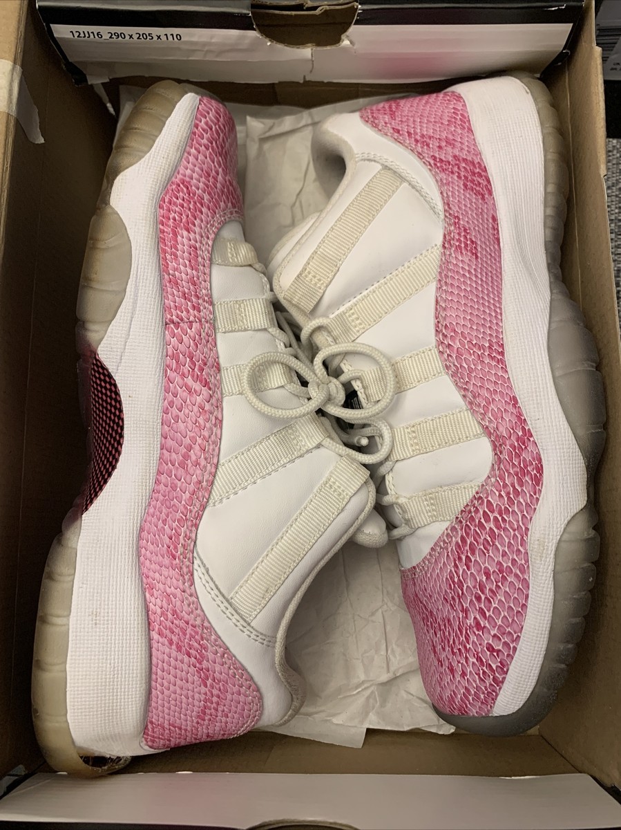jordan 11 pink snakeskin gs