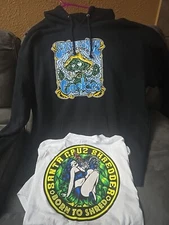 Santa Cruz Shredder Cookies Collab 2XL Sweater And T Shirt Combo