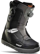 ThirtyTwo Men Lashed Double BOA Crab Grab Snowboard Boots (10.5) Black / Grey