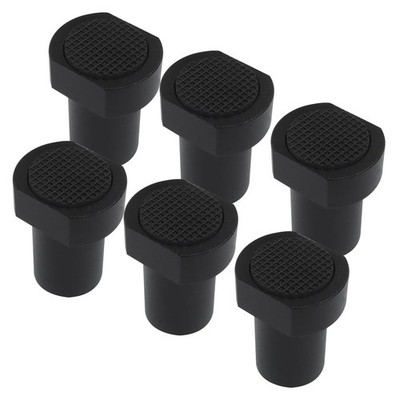 6 Pcs Bench Dogs Non Slip Clamp Accessories Aluminum Alloy Stoppers 3/4 MFT