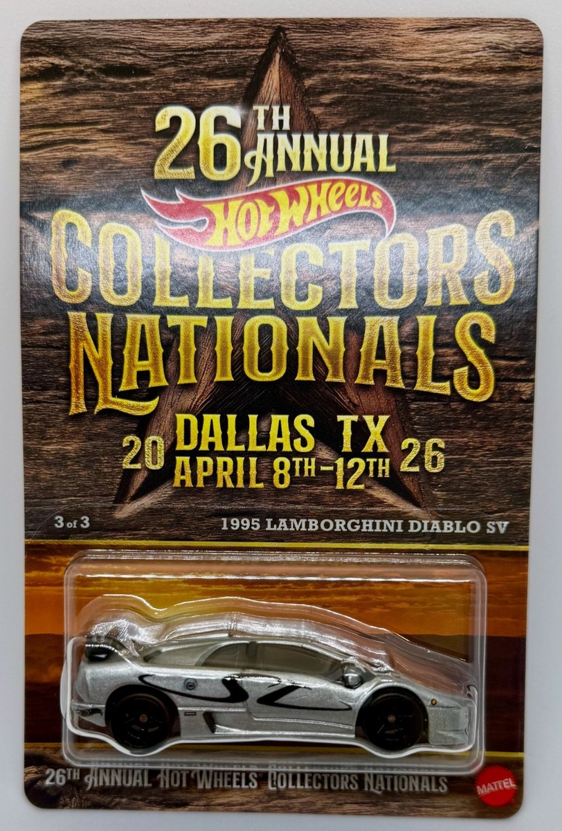 Hot Wheels 2026 Dallas Nationals 1995 Lamborghini Diablo SV Finale