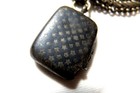 FANTASTIC VINTAGE ANTIQUE BRAIDED  SILVER NECKLACE WITH LOCKET AND PHOTO — photo 7