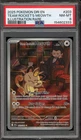 Pokemon Team Rocket's Meowth Destined Rivals Illustration Rare #203 PSA 8