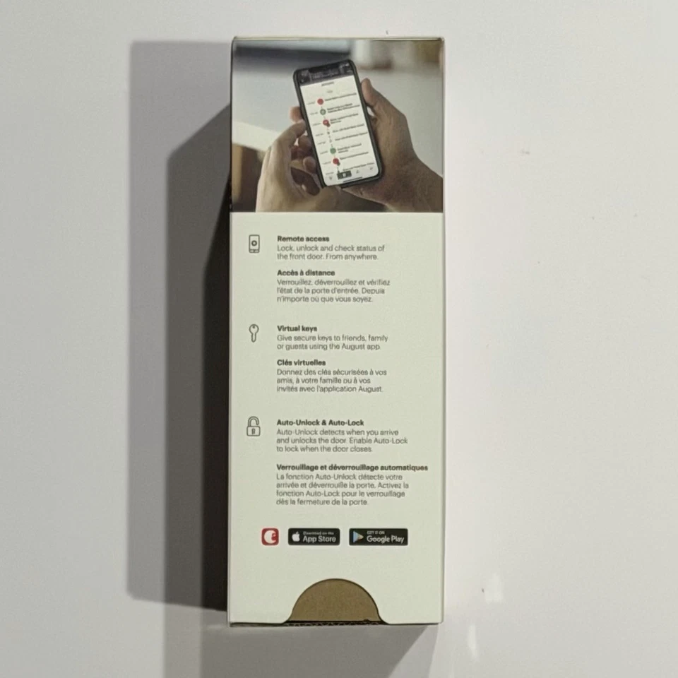 August Wi-Fi Smart Lock (Plateado) AUG-SL05-M01-S01 - Modelo ASL-05 NUEVO EN CAJA Foto 4 de 4