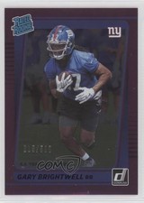 2021 Panini Donruss Rated Rookie Season Stat Line /500 Gary Brightwell #313 1dn