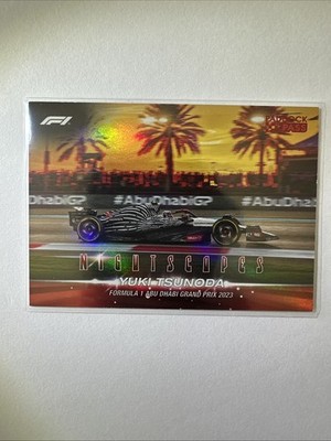 2024 Topps Paddock Pass Formula 1 - Nightscapes Yuki Tsunoda #NS-17 33/50