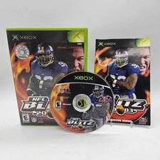 NFL Blitz 2003 (Microsoft Xbox, 2002) Complete CIB With Manual TESTED