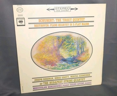 Roisman Kroyt Scheider Schubert Trout Quintet Beethoven Piano Quartet LP MS 6473