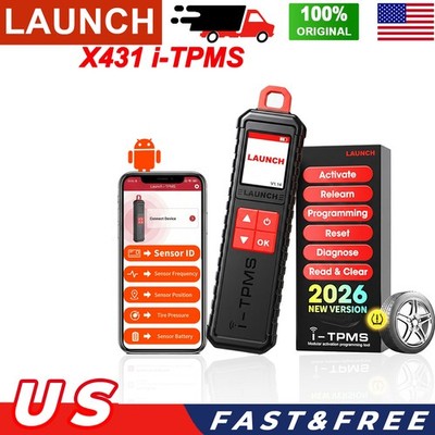 Launch X-431 i-TPMS TPMS Service Tool Tire Pressure Detector Tool TPMS Sensor US