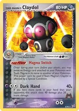 Team Magma's Claydol - 8/95 - Pokemon Ex Team Magma vs. Aqua Holo Rare HP on eBay