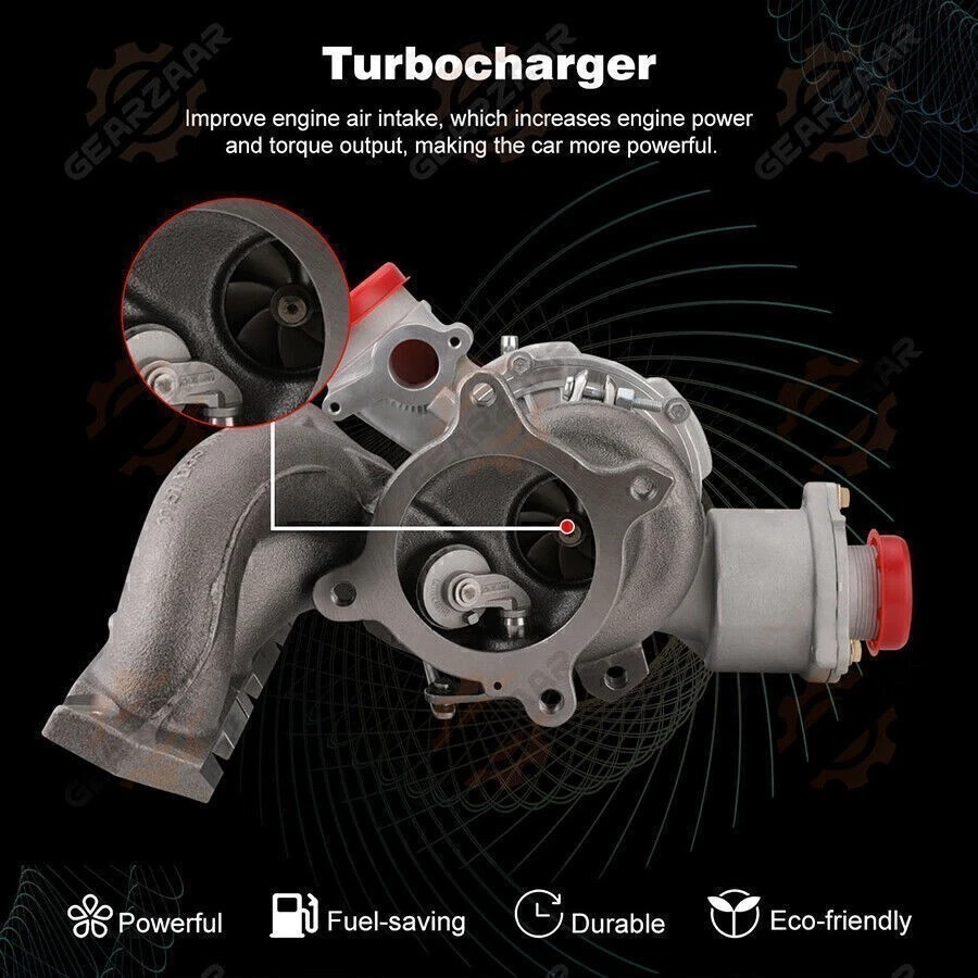 Turbo Turbocharger for Audi A4 Quattro 2009-2012 A5 2010-2014 allroad Q5 L4 2.0L - Image 4 of 4
