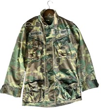 60s Vietnam Jungle Jacket Mens Small Short Green Coat Ripstop 1969 VTG READ